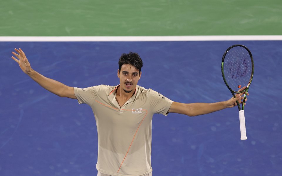 Лоренцо Сонего - Феликс Оже-Алиасим 2:0 сета / ATP 500, Дубай, 1/8-финал, 01.03.2023 г.