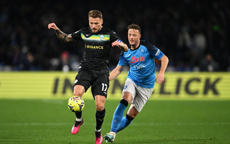 Нападателят на Лацио Чиро Имобиле е получил нова контузия, която