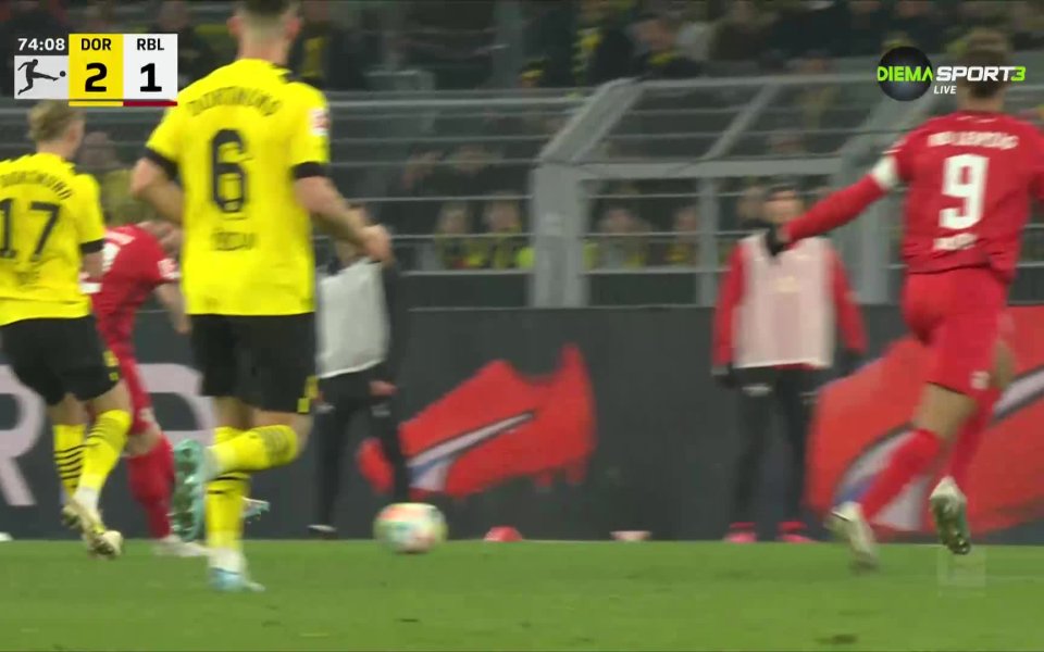 Натискът на Лайпциг даде резултат и се върнаха в двубоя