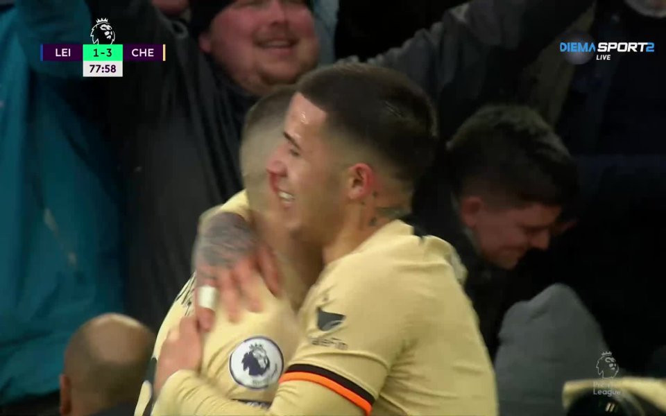 Матео Ковачич вкара трети гол във вратата на Лестър. Той