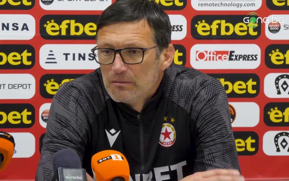 Помощник-треньорът на ЦСКА – Величко Капланович, говори обширно пред медиите