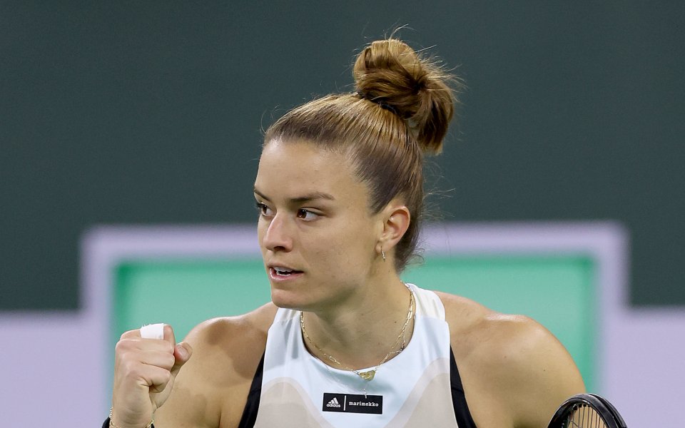 Мария Сакари - Петра Квитова 2:1 сета / WTA, Индиън Уелс, 1/4-финал, 16.03.2023 г.
