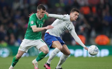 Ирландия и Франция играят при 0 0 в квалификация за Евро 2024