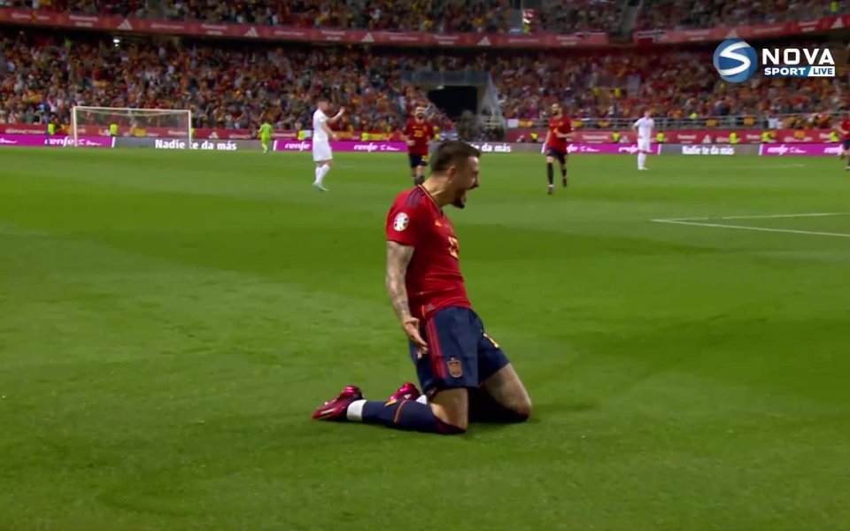 Отборът на Испания започна солидно квалификационната си кампания за Евро