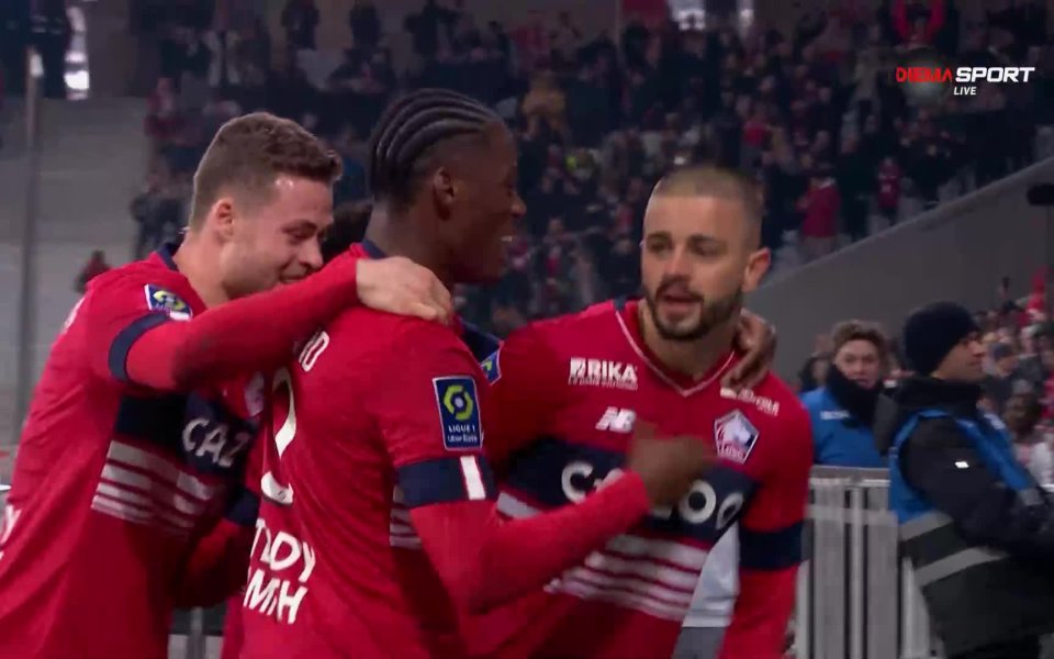 Отборът на Лил победи Лориен с 3:1 като домакин и