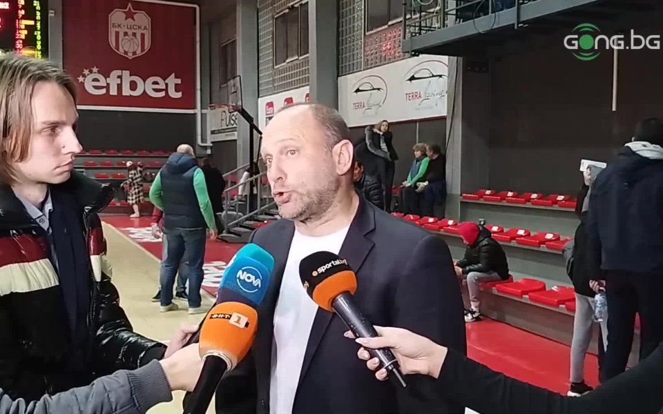 Президентът на БК Левски Тити Папазов сподели, че отборът е