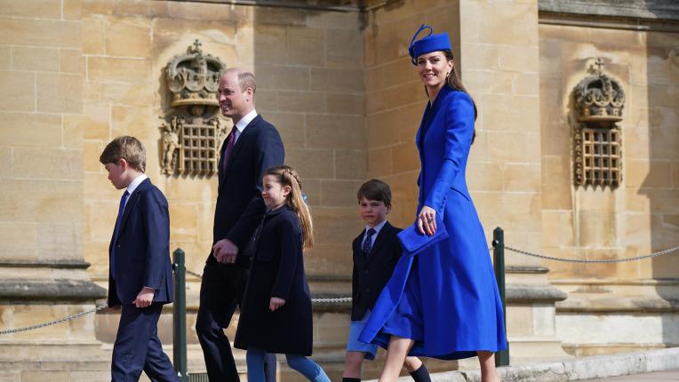 Британското кралско семейство отбеляза Великден