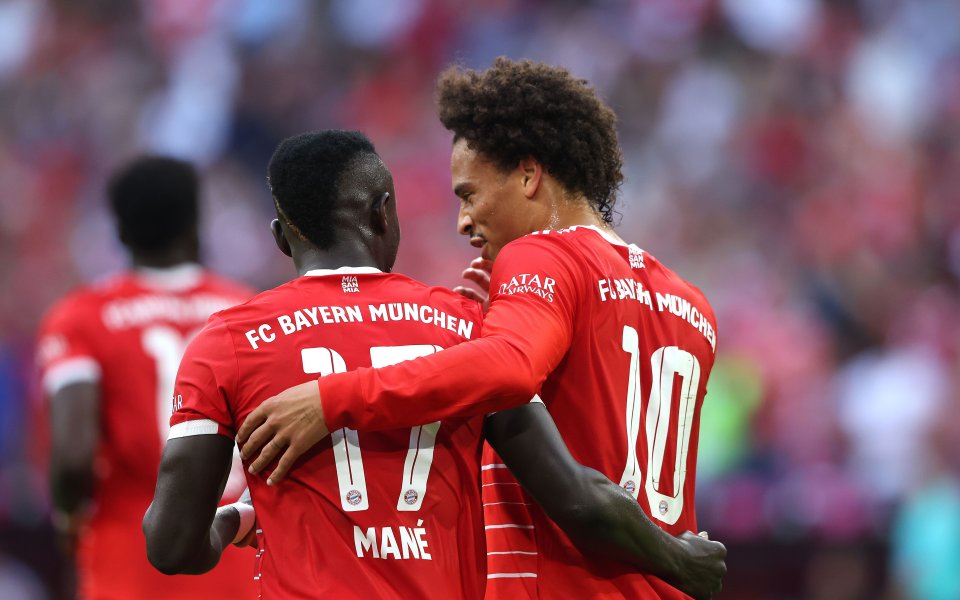 Лерой Сане и Садио Мане бяха видени да се карат на