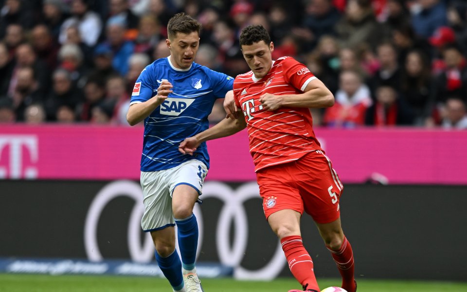 Байерн Мюнхен - Хофенхайм 1:1 / Първа Бундеслига, 28-и кръг, 15.04.2023 г. - БГНЕС