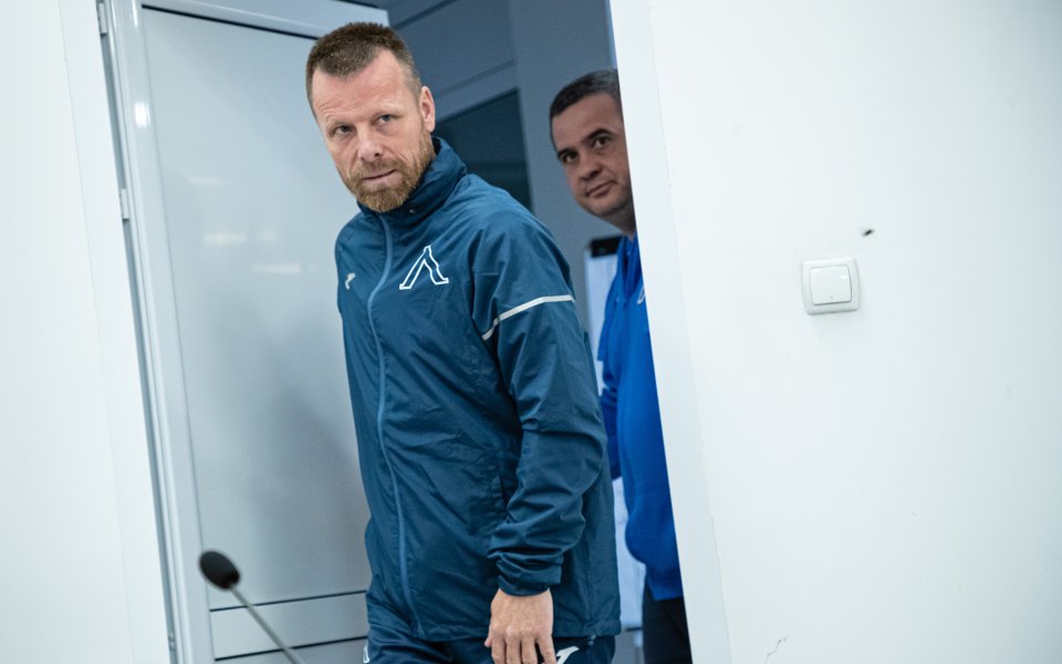 Пресконференция на Елин Топузаков преди домакинството на Берое, 22.04.2023 г. - LAP.bg