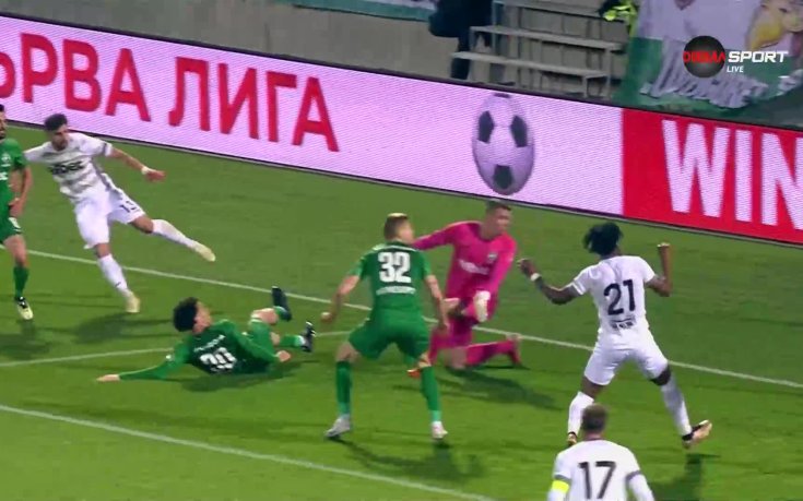 Лудогорец - Берое 1:1 /първо полувреме/