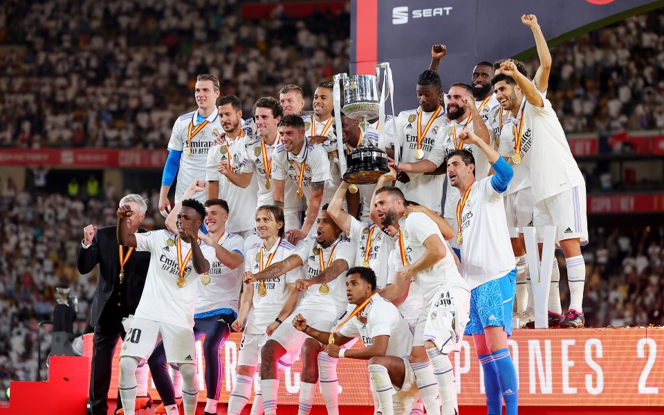 Награждаване на Реал Мадрид с трофея от Купата на Краля, 07.05.2023 г.