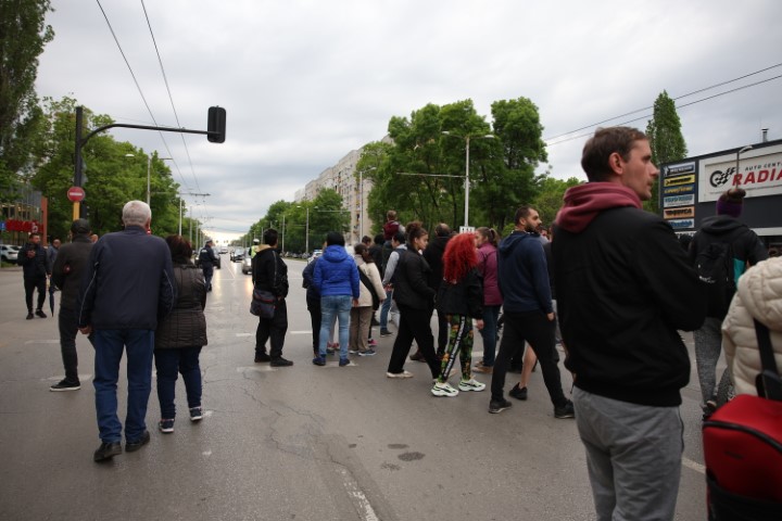 <p>Протест в памет на жертвите на катастрофата на столичния бул. &quot;Сливница&quot;</p>