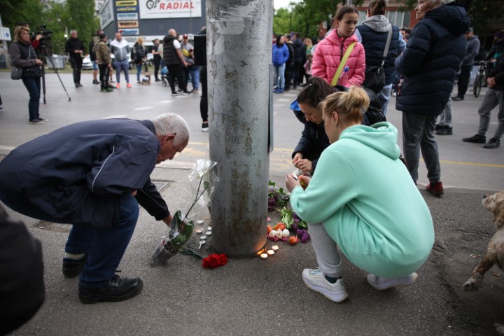 <p>Протест в памет на жертвите на катастрофата на столичния бул. &quot;Сливница&quot;</p>