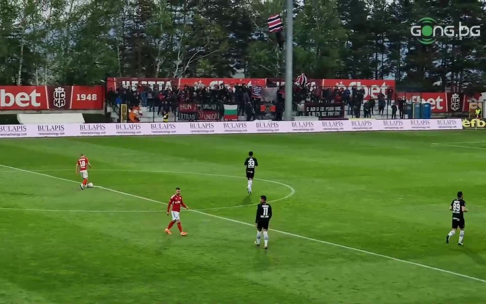 Давид Малембана откри резултата за Локомотив София в гостуването на