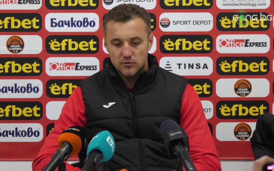 Наставникът на Локомотив София Станислав Генчев бе доволен от играта