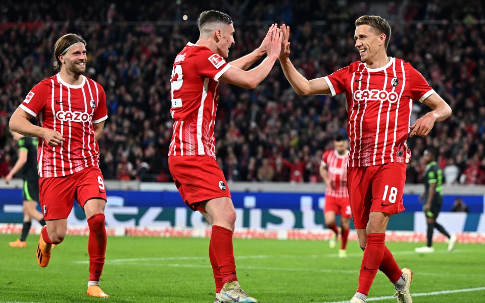 Фрайбург - Волфсбург, Бундеслига