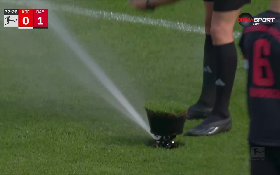 Любопитен момент се получи по време на мача между Кьолн