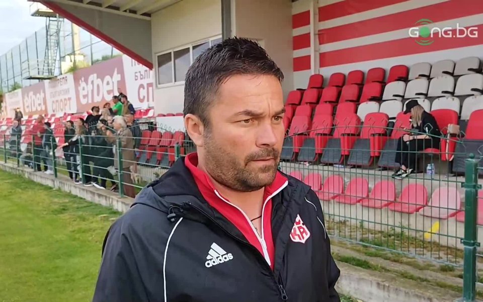 Треньорът на дубъла на ЦСКА 1948 - Борислав Кьосев, говори