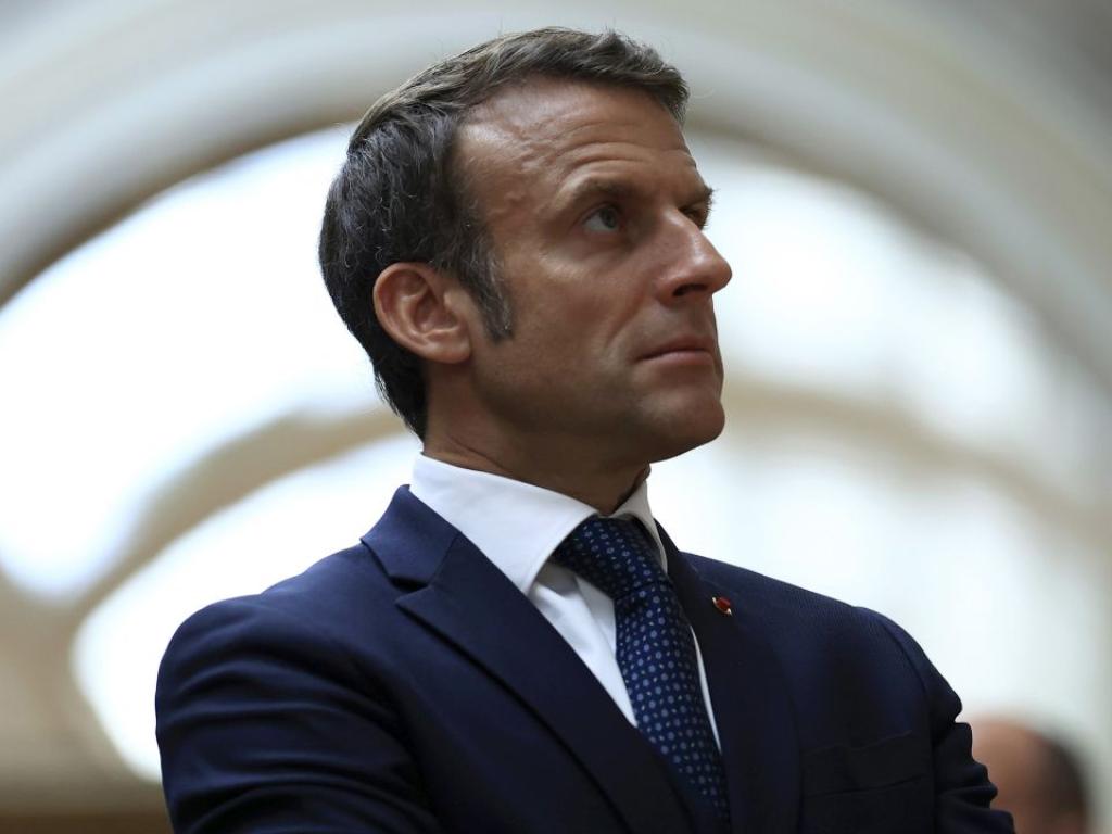 Френският президент Еманюел Макрон заяви в неделя, че правителството му