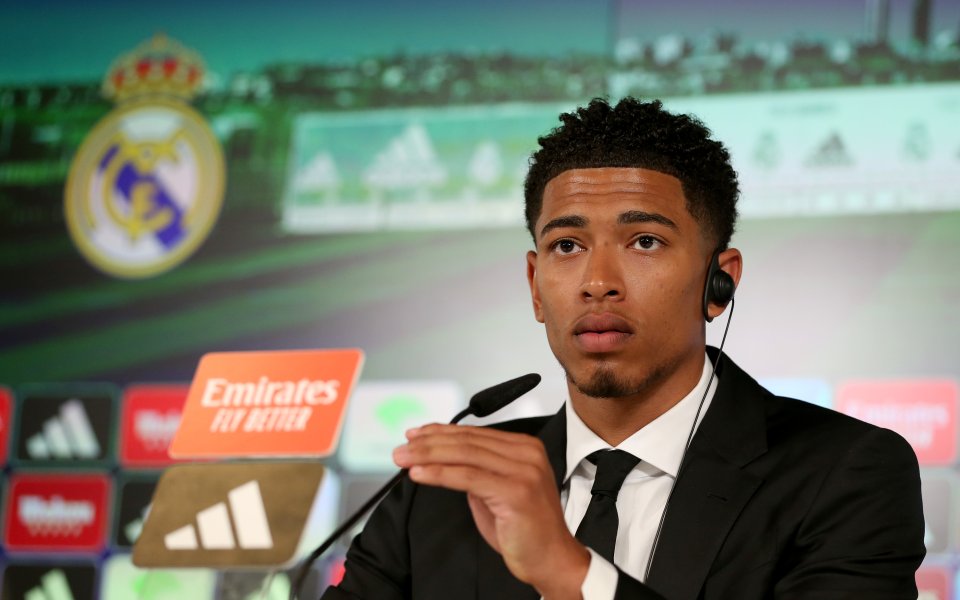 Джуд Белингам бе представен от Реал Мадрид