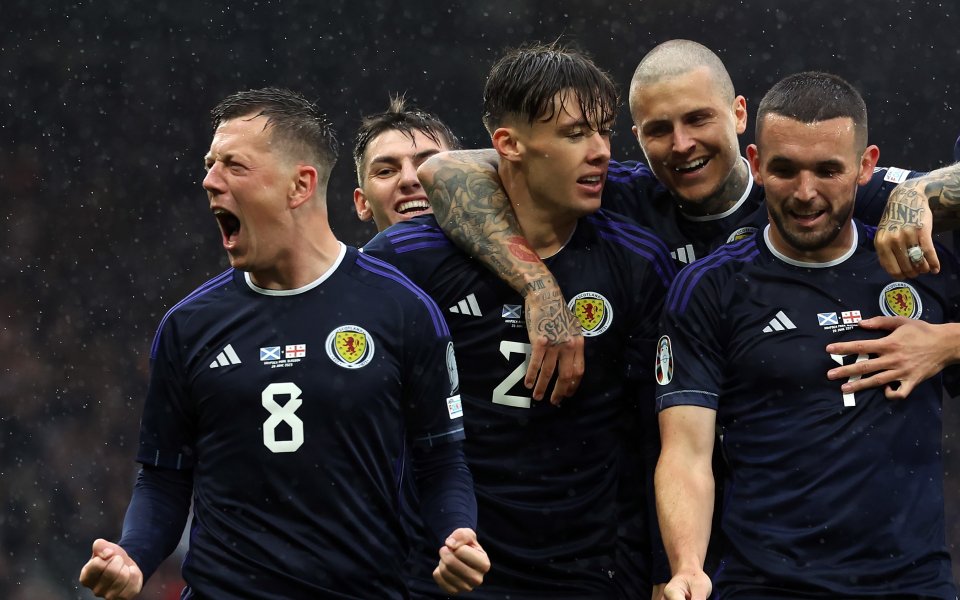 Отборът на Шотландия победи с 2:0 тима на Грузия в