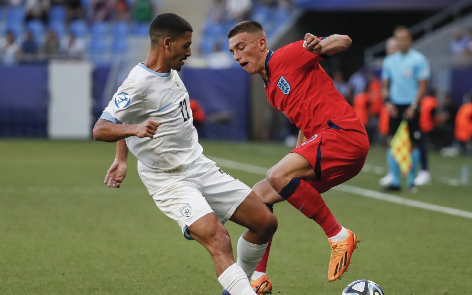 Израел U21 - Англия U21 0:3 / Европейско първенство за младежи, 1/2-финал, 05.07.2023 г. - БГНЕС