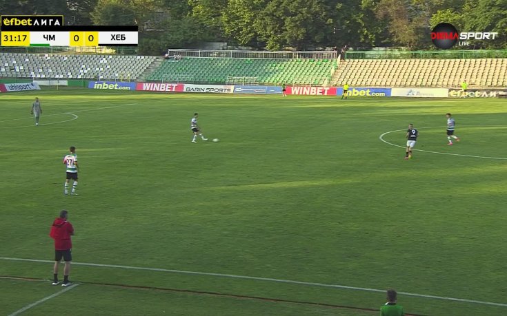 Черно море - Хебър 1:0 /първо полувреме/