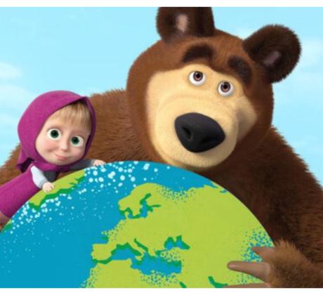 Руският анимационен филм Маша и Мечока влиза в топ 3