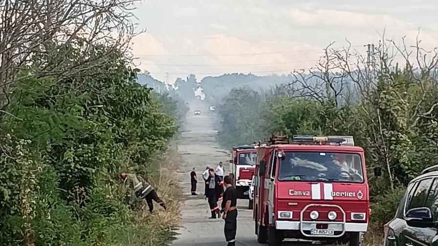 Бедствено положение в Свиленград заради големия пожар в Сакар планина