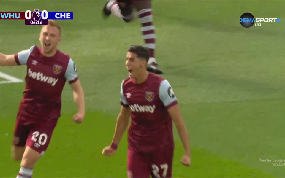 Още в 7-а минута Джеймс Уорд-Праус изпълни чудесно корнер, а