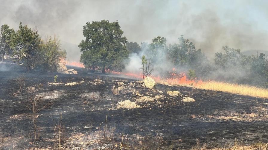 Бедствено положение заради пожара в община Казанлък