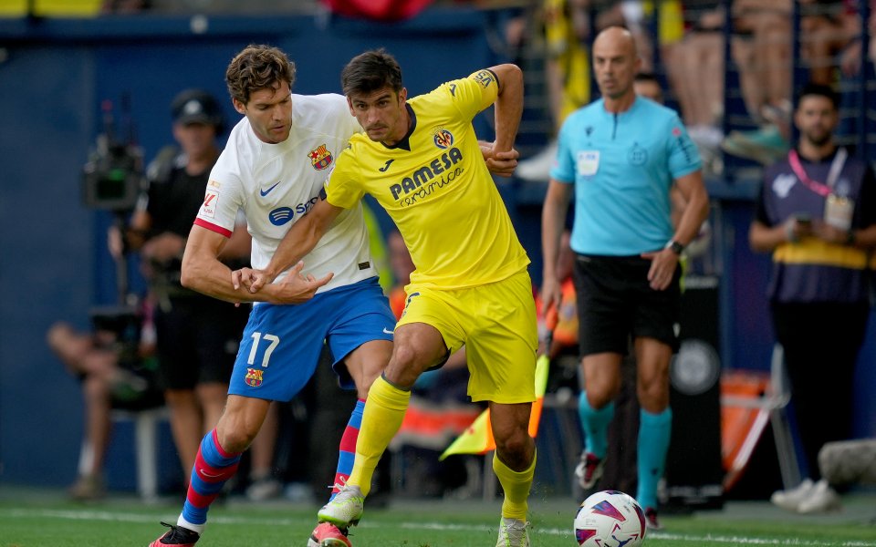 Виляреал и Барселона играят при 3:2 в един от най-интересните мачове от