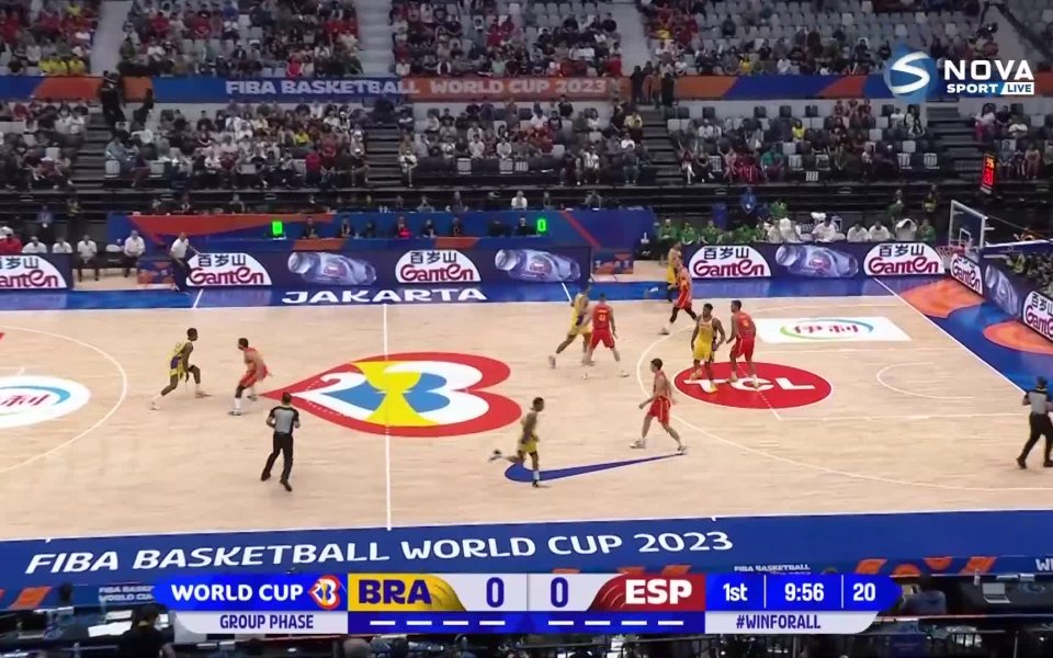 Испания победи Бразилия с 96:78 в мач от група G