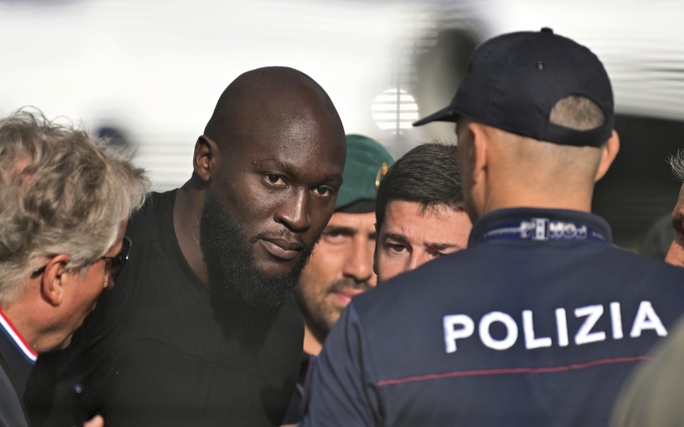 Ромелу Лукаку пристигна в Рим