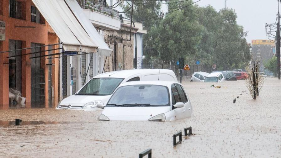 Гърция наводнения
