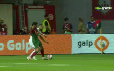 Португалия удвои преднината си срещу Люксембург в 18 ата минута Гонсало