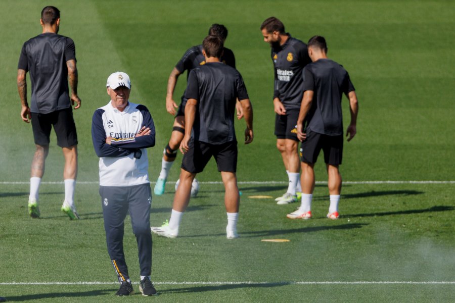 Пресконферния на Карло Анчелоти и тренировка на Реал Мадрид1