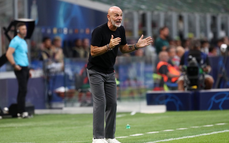 Треньорът на Милан - Стефано Пиоли, не е останал никак доволен