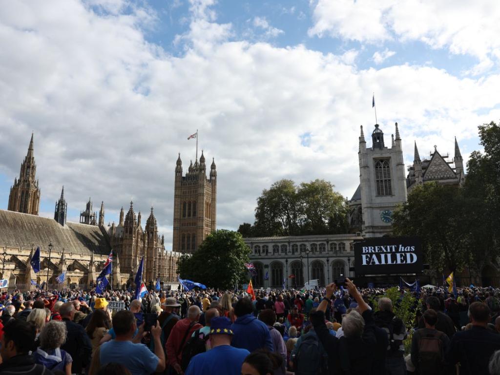 Активисти против Брекзит демонстрираха в центъра на Лондон за връщането