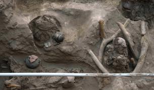 Работници откриха осем мумии от времето на инките