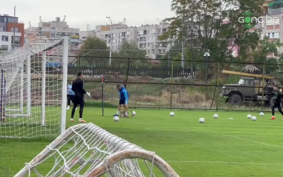 Отборът на Левски проведе тренировка, с която се готви за