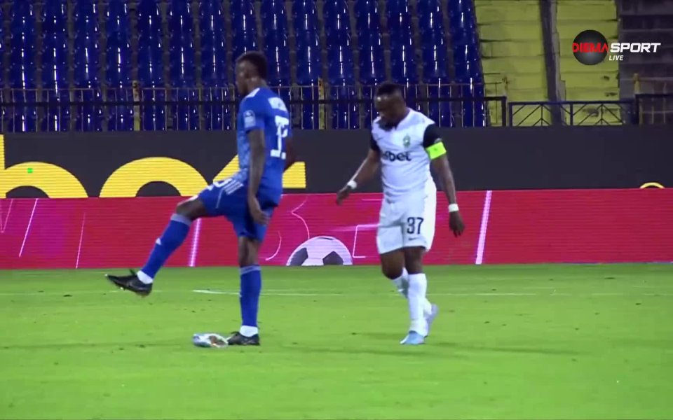 Капитанът на Лудогорец - Бернанрд Текпетей, не остана доволен от