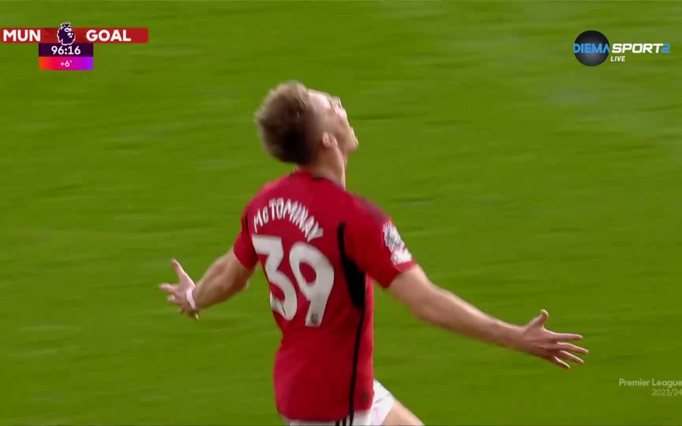 Герой за Ман Юнайтед срещу Брентфорд бе Скот МакТоминей. Именно