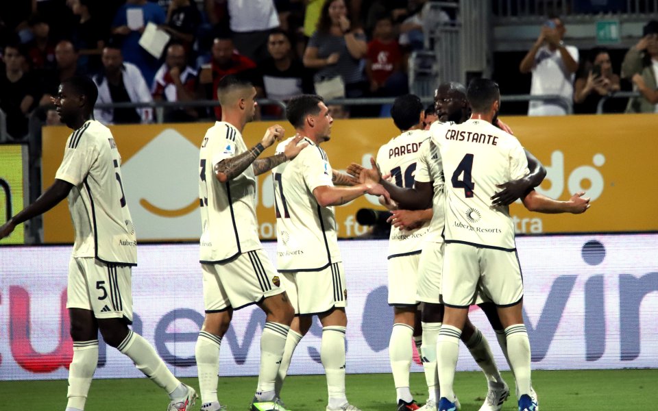 Рома победи с категоричното 4:1 като гост аутсайдера Каляри в