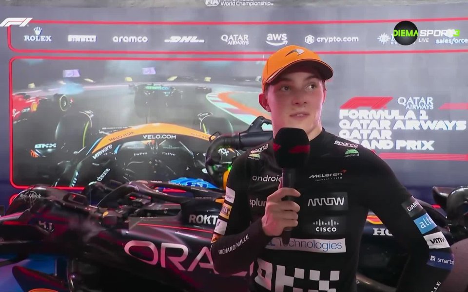 Оскар Пиастри стана втори в Гран При на Катар. Той