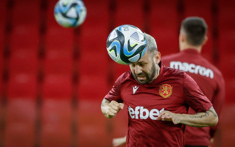 Нападателят на България и Лудогорец – Спас Делев, е със