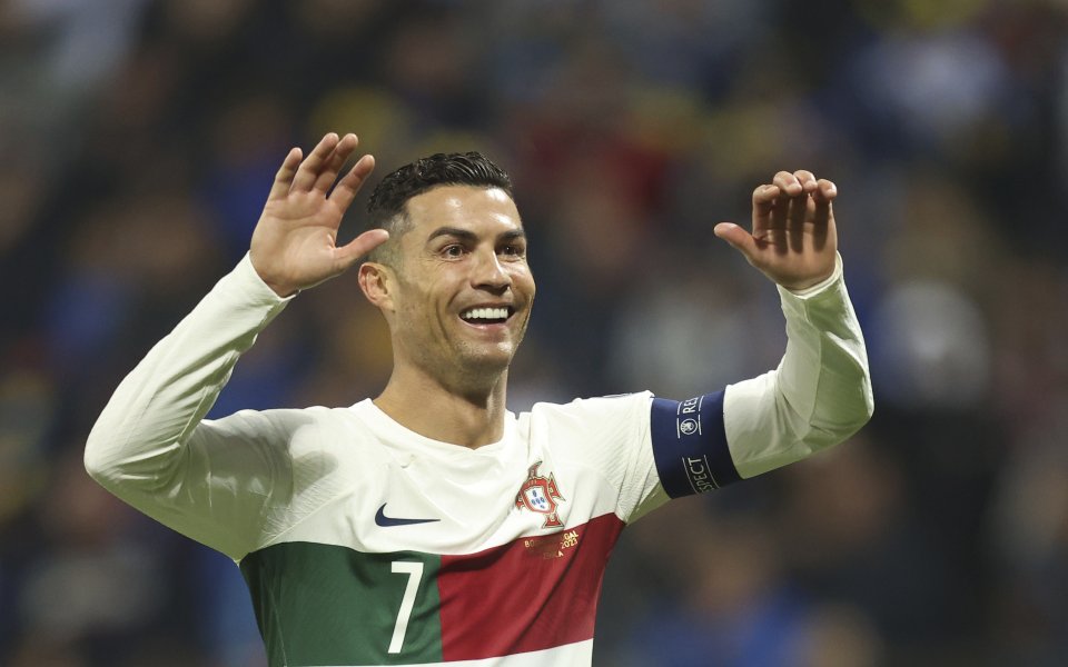 Звездата на националния отбор на Португалия по футбол Кристиано Роналдо