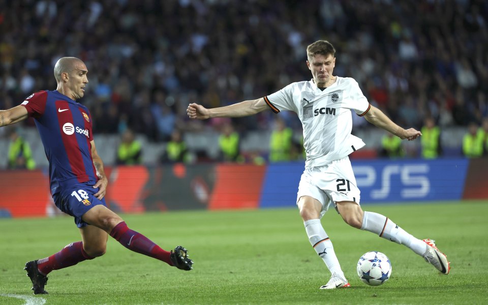 Барселона - Шахтьор Донецк 2:1 / Шампионска лига, група H, трети кръг, 25.10.2023 г. - БТА