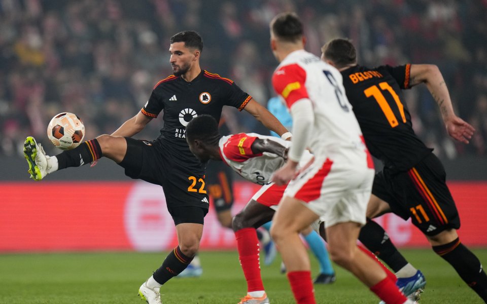 Славия Прага и Рома играят при 2:0 в четвърти мач